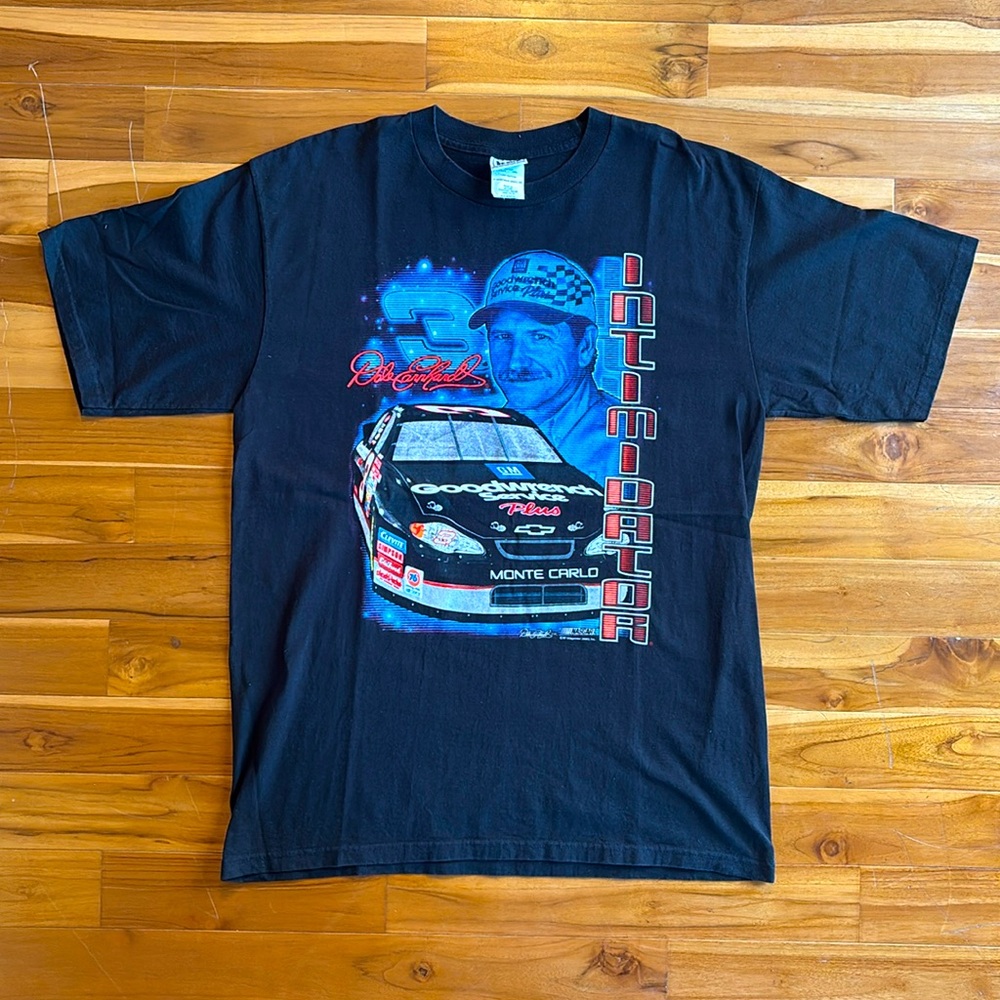 Vintage 90’s Dale Earnhardt T-Shirt Large front graphic XL